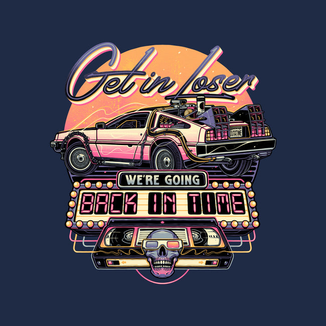 Get In We're Going Back In Time-baby basic tee-momma_gorilla