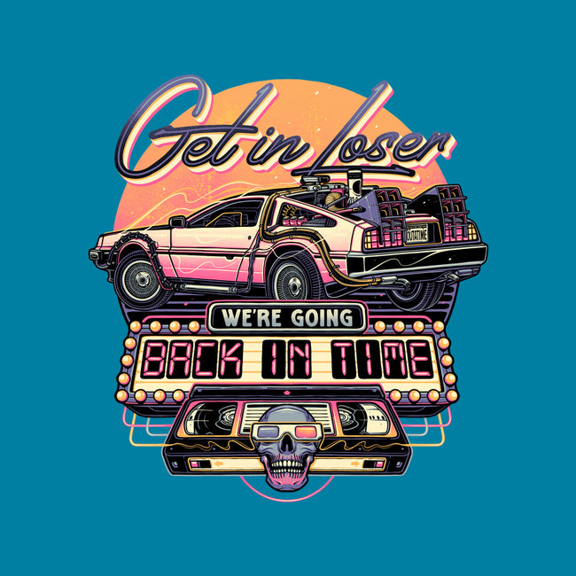 Get In We're Going Back In Time-mens heavyweight tee-momma_gorilla