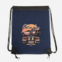 Get In We're Going Back In Time-none drawstring bag-momma_gorilla