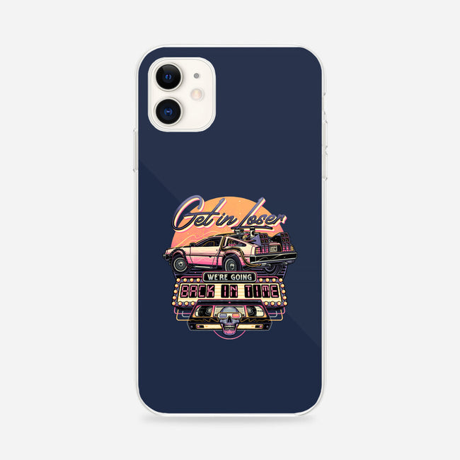 Get In We're Going Back In Time-iphone snap phone case-momma_gorilla