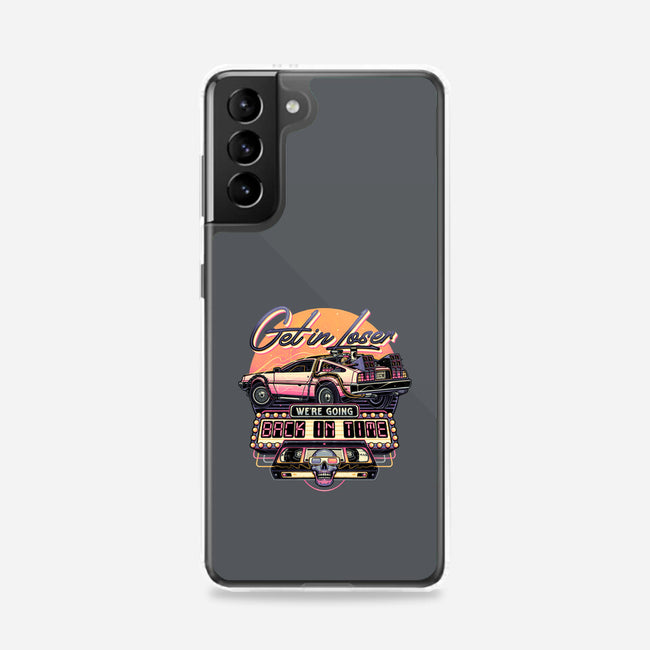 Get In We're Going Back In Time-samsung snap phone case-momma_gorilla