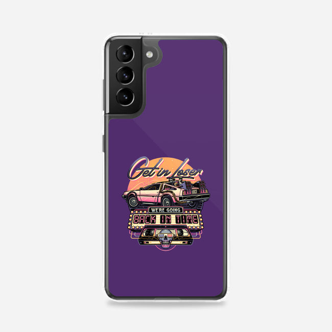 Get In We're Going Back In Time-samsung snap phone case-momma_gorilla