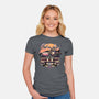 Get In We're Going Back In Time-womens fitted tee-momma_gorilla