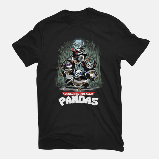 Teenage Mutant Ninja Pandas-womens fitted tee-zascanauta