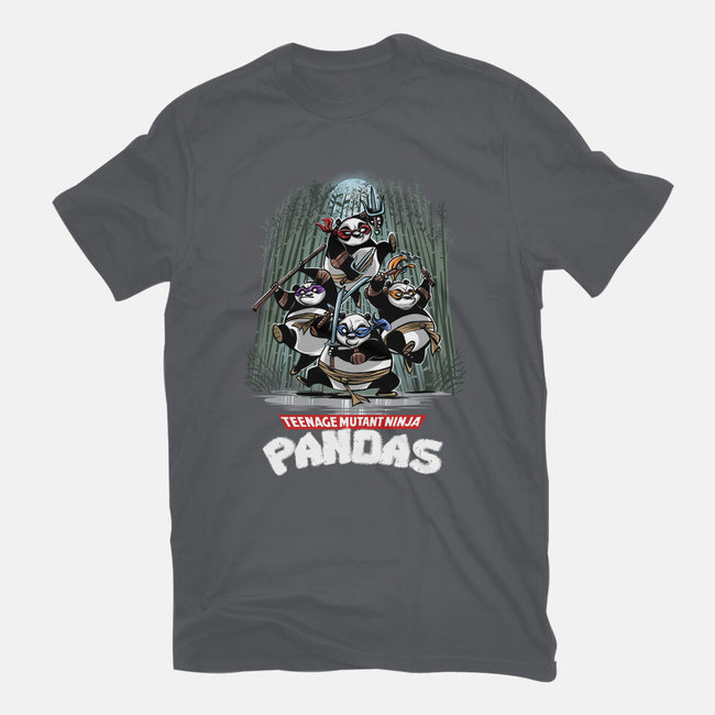 Teenage Mutant Ninja Pandas-womens fitted tee-zascanauta