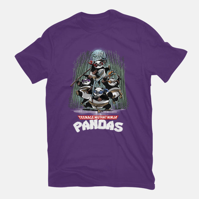Teenage Mutant Ninja Pandas-womens fitted tee-zascanauta
