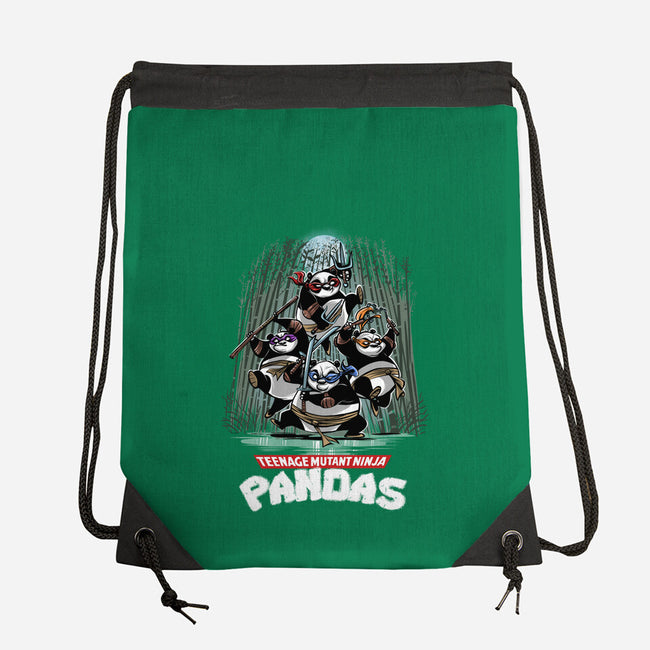 Teenage Mutant Ninja Pandas-none drawstring bag-zascanauta