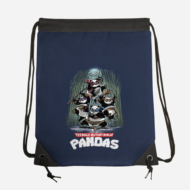 Teenage Mutant Ninja Pandas-none drawstring bag-zascanauta