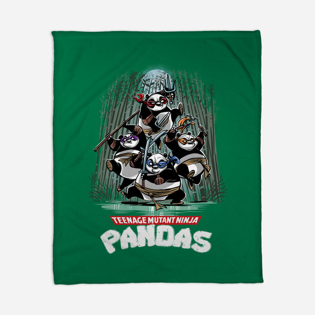 Teenage Mutant Ninja Pandas-none fleece blanket-zascanauta
