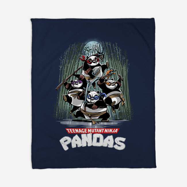 Teenage Mutant Ninja Pandas-none fleece blanket-zascanauta