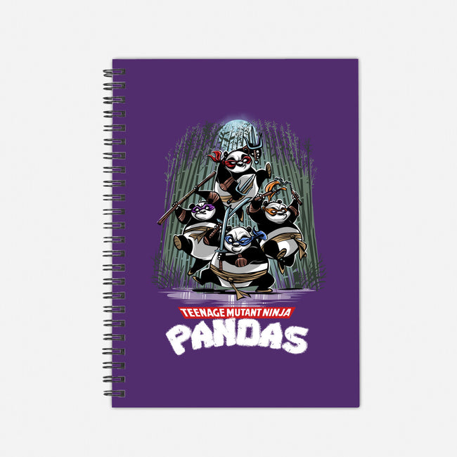 Teenage Mutant Ninja Pandas-none dot grid notebook-zascanauta