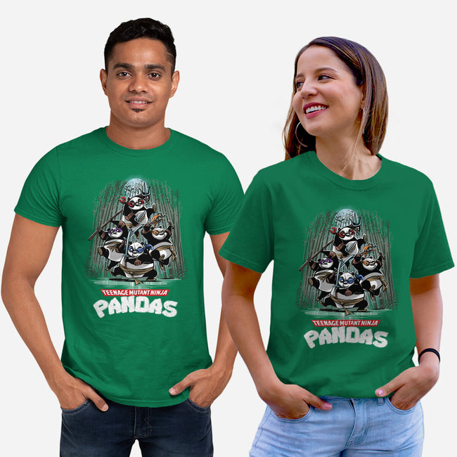 Teenage Mutant Ninja Pandas-unisex basic tee-zascanauta