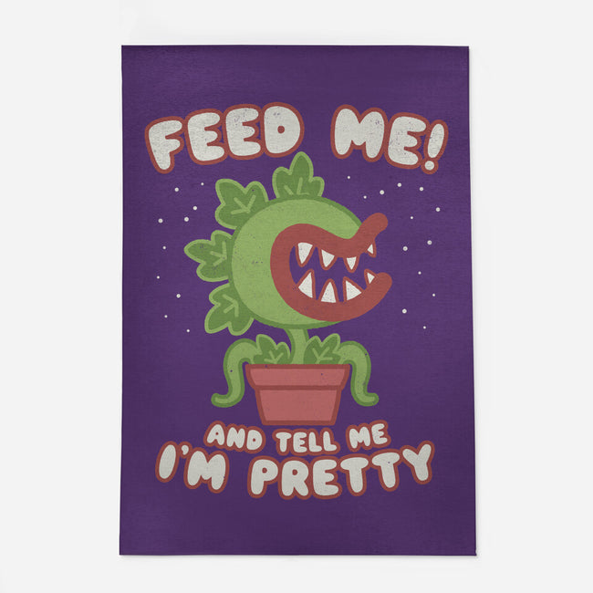 Feed Me! And Tell Me I'm Pretty-none indoor rug-Weird & Punderful