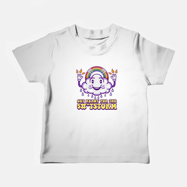 Prepare For The Storm-baby basic tee-Nickbeta Designs