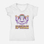 Prepare For The Storm-womens v-neck tee-Nickbeta Designs