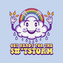 Prepare For The Storm-none polyester shower curtain-Nickbeta Designs