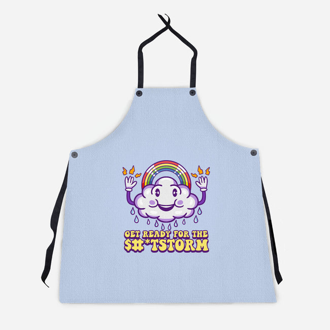 Prepare For The Storm-unisex kitchen apron-Nickbeta Designs