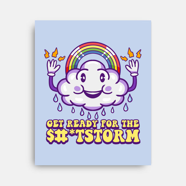 Prepare For The Storm-none stretched canvas-Nickbeta Designs
