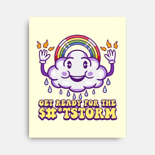 Prepare For The Storm-none stretched canvas-Nickbeta Designs