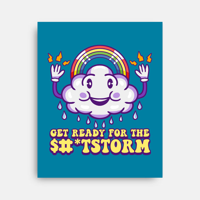 Prepare For The Storm-none stretched canvas-Nickbeta Designs