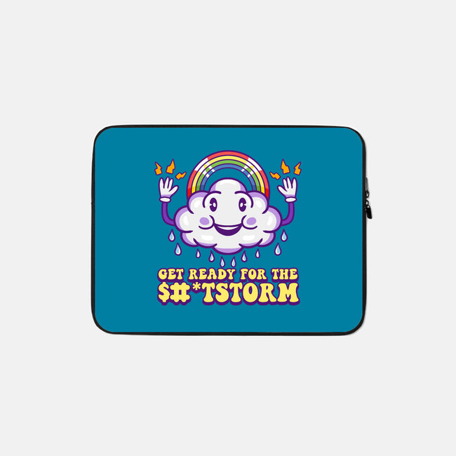 Prepare For The Storm-none zippered laptop sleeve-Nickbeta Designs