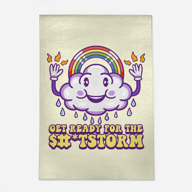 Prepare For The Storm-none indoor rug-Nickbeta Designs