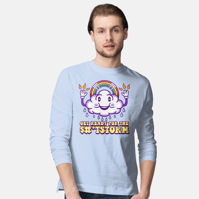 Prepare For The Storm-mens long sleeved tee-Nickbeta Designs