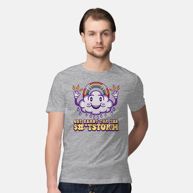 Prepare For The Storm-mens premium tee-Nickbeta Designs
