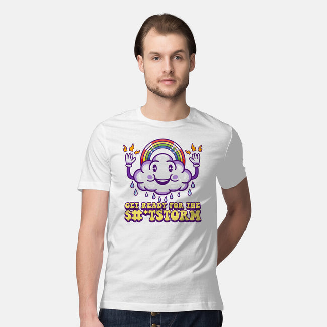 Prepare For The Storm-mens premium tee-Nickbeta Designs