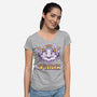 Prepare For The Storm-womens v-neck tee-Nickbeta Designs