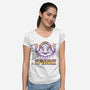 Prepare For The Storm-womens v-neck tee-Nickbeta Designs