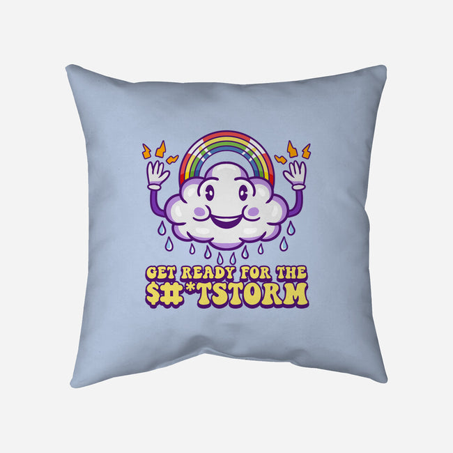 Prepare For The Storm-none removable cover w insert throw pillow-Nickbeta Designs