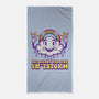 Prepare For The Storm-none beach towel-Nickbeta Designs