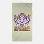 Prepare For The Storm-none beach towel-Nickbeta Designs