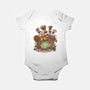 April Showers Bring Strange Flowers-baby basic onesie-kg07