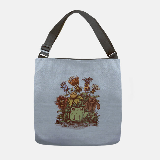 April Showers Bring Strange Flowers-none adjustable tote bag-kg07