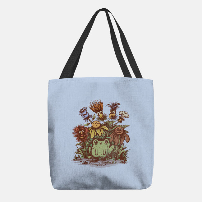 April Showers Bring Strange Flowers-none basic tote bag-kg07