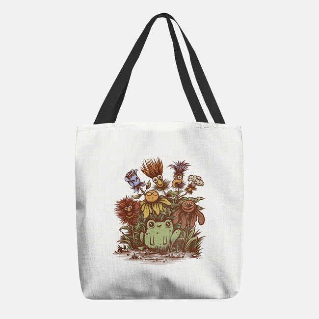 April Showers Bring Strange Flowers-none basic tote bag-kg07