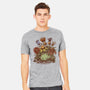 April Showers Bring Strange Flowers-mens heavyweight tee-kg07