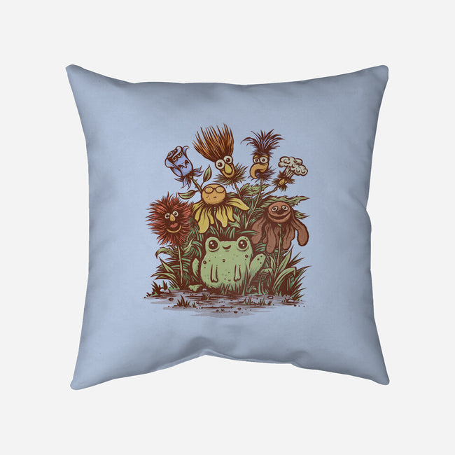 April Showers Bring Strange Flowers-none removable cover w insert throw pillow-kg07