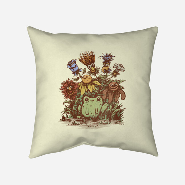 April Showers Bring Strange Flowers-none removable cover w insert throw pillow-kg07