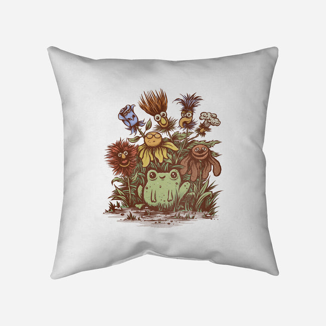 April Showers Bring Strange Flowers-none removable cover throw pillow-kg07