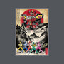 Rangers In Japan Woodblock-none removable cover w insert throw pillow-DrMonekers