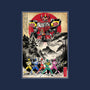 Rangers In Japan Woodblock-none removable cover w insert throw pillow-DrMonekers