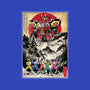 Rangers In Japan Woodblock-womens v-neck tee-DrMonekers