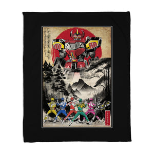 Rangers In Japan Woodblock