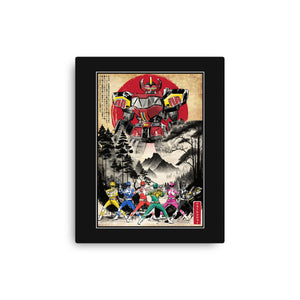 Rangers In Japan Woodblock