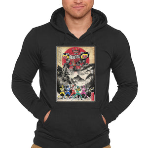 Rangers In Japan Woodblock