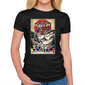 Rangers In Japan Woodblock