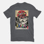 Rangers In Japan Woodblock-womens basic tee-DrMonekers